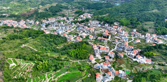 軍營村俯瞰。人民網(wǎng)記者 陳博 攝